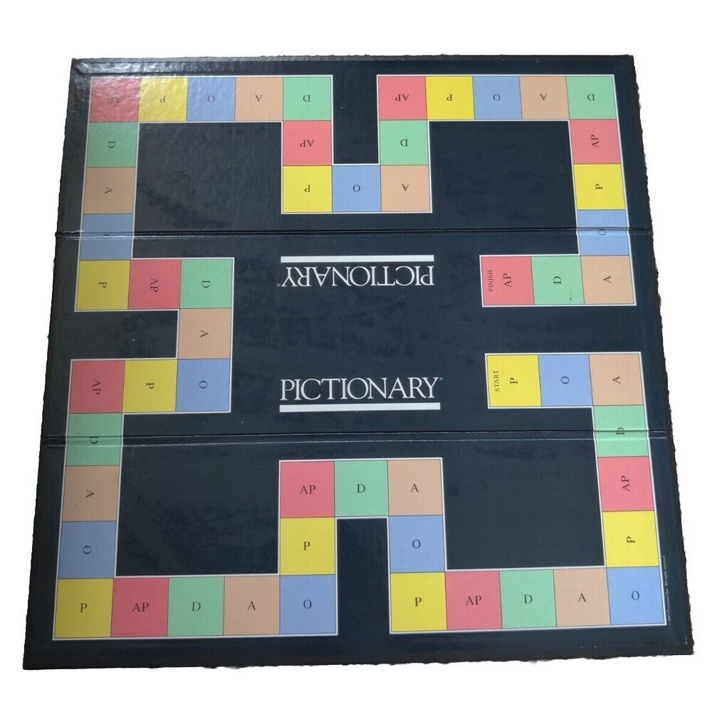 Vintage 1985 Pictionary Replacement Game Board First Edition Gameboard ONLY